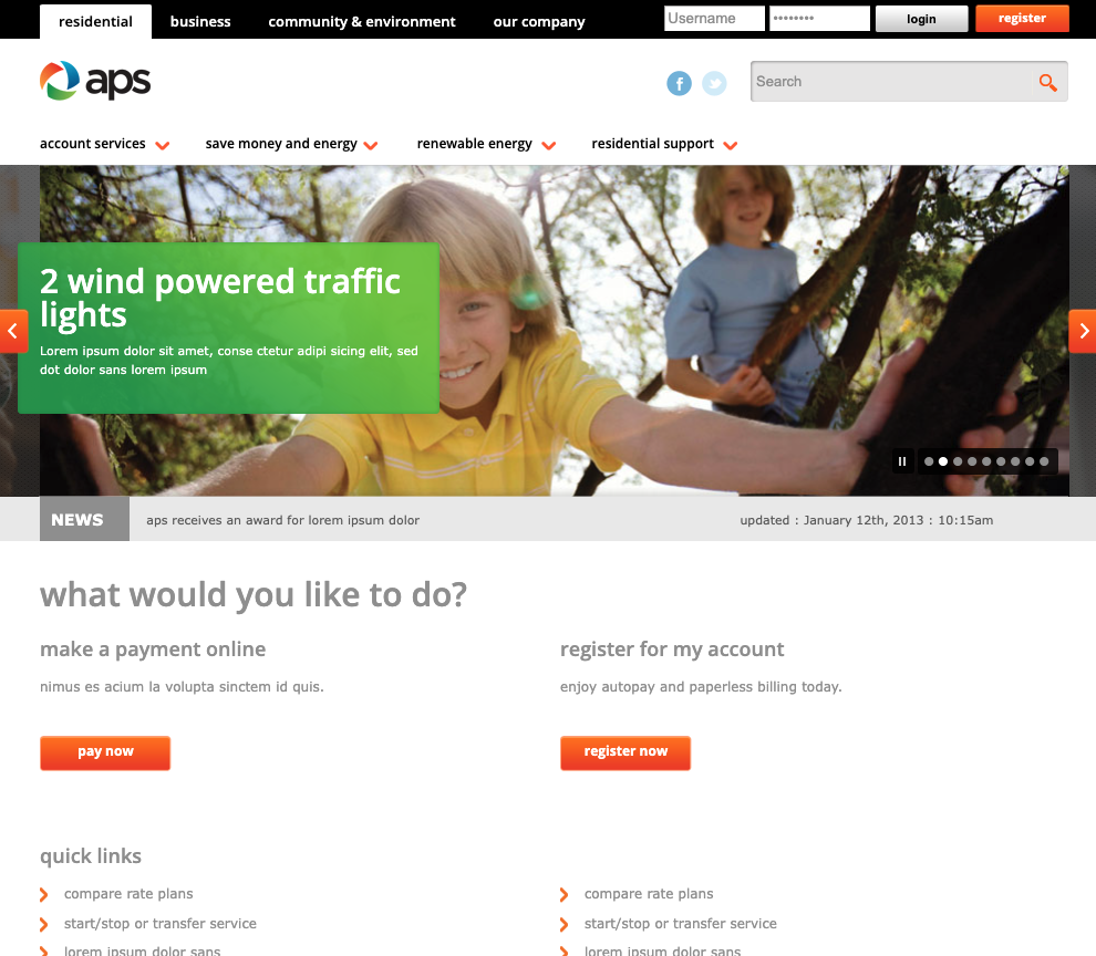 Homepage